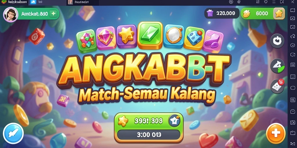Tampilkan gameplay seru dari ANGKABET Match-3.