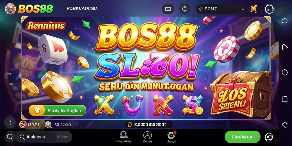 Screenshot gameplay BOS88 menampilkan berbagai tema Slot yang menarik.