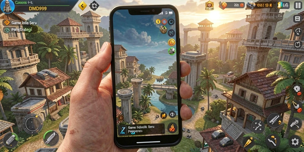 Tampilan gameplay DMD999 yang menarik dan penuh strategi Idle.