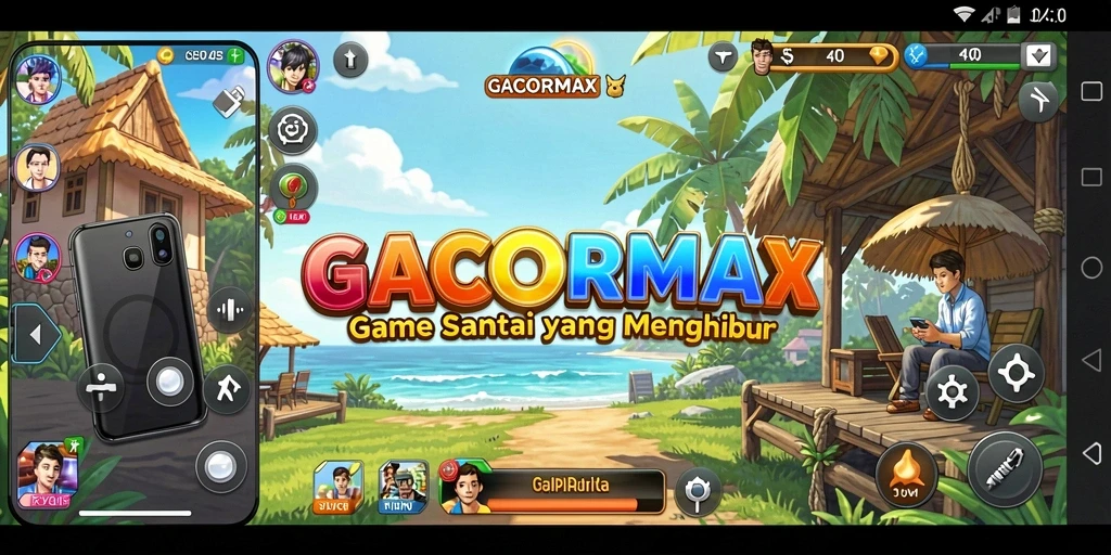 Tampilan gameplay seru dalam GACORMAX dengan tantangan menarik.