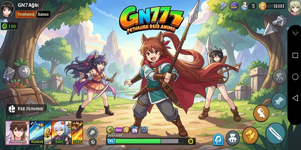 Menampilkan gameplay seru dan karakter Anime yang menarik di GN777.