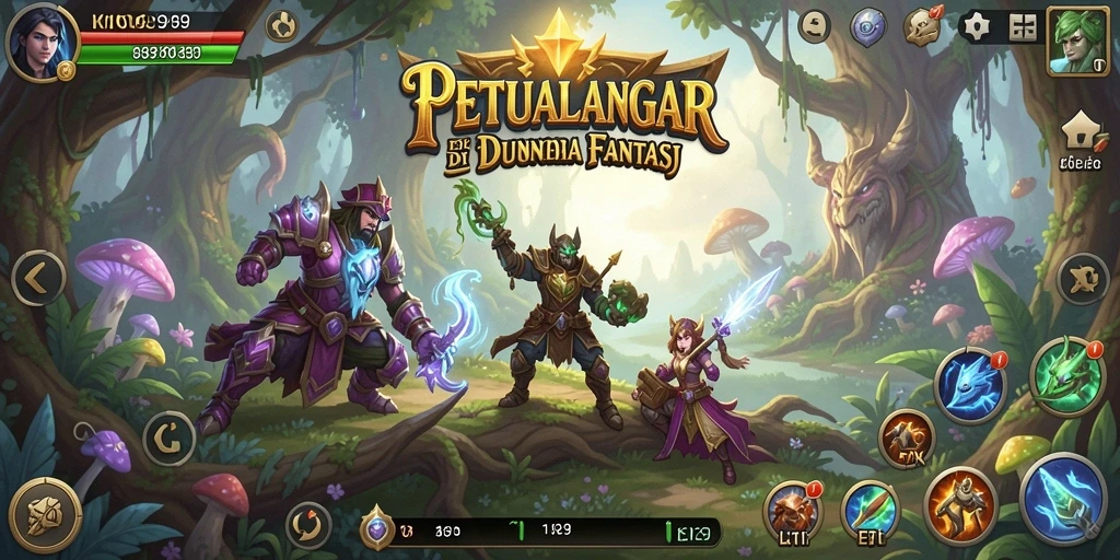 Tangkapan layar gameplay KNO89 menampilkan aksi pertarungan yang mendebarkan.
