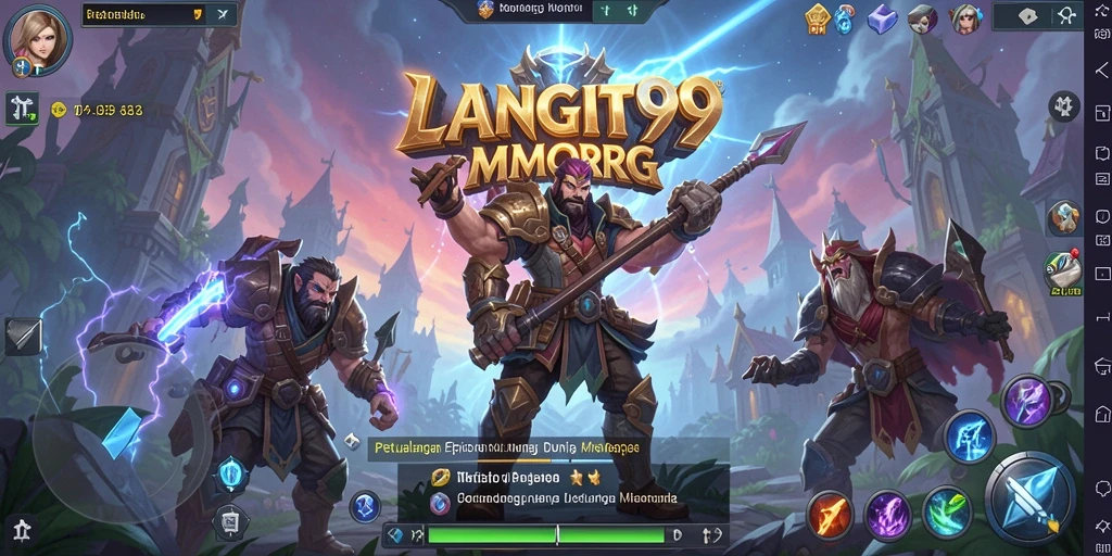 Tampilan gameplay <strong>LANGIT99</strong> yang penuh aksi dan petualangan.