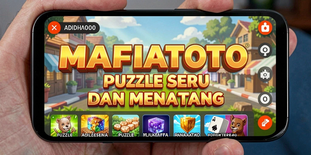 Tampilan gameplay MAFIATOTO dengan teka-teki yang menantang.