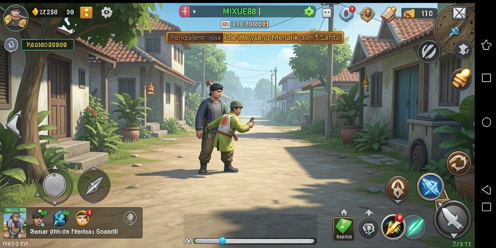 Tangkapan layar menunjukkan gameplay menarik dan santai dari MIXUE88.